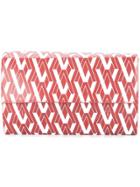Ports V Two Tone Clutch Bag - Red
