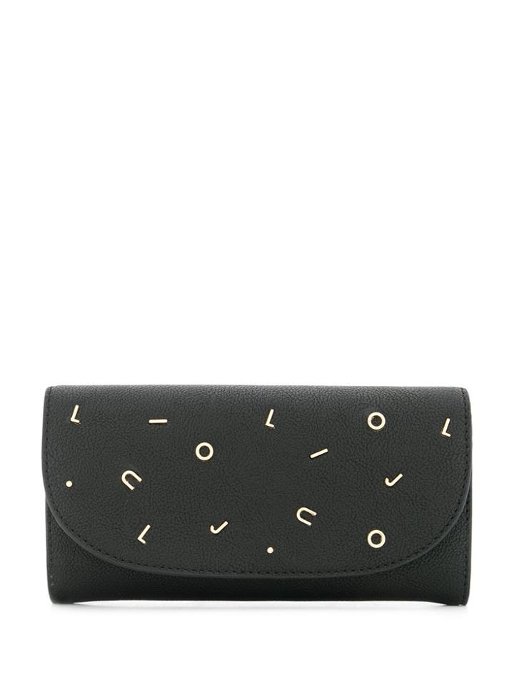 Liu Jo Jumbled Logo Wallet - Black