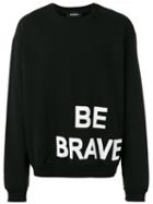 Diesel 'be Brave' Sweatshirt, Men's, Size: Medium, Black, Cotton