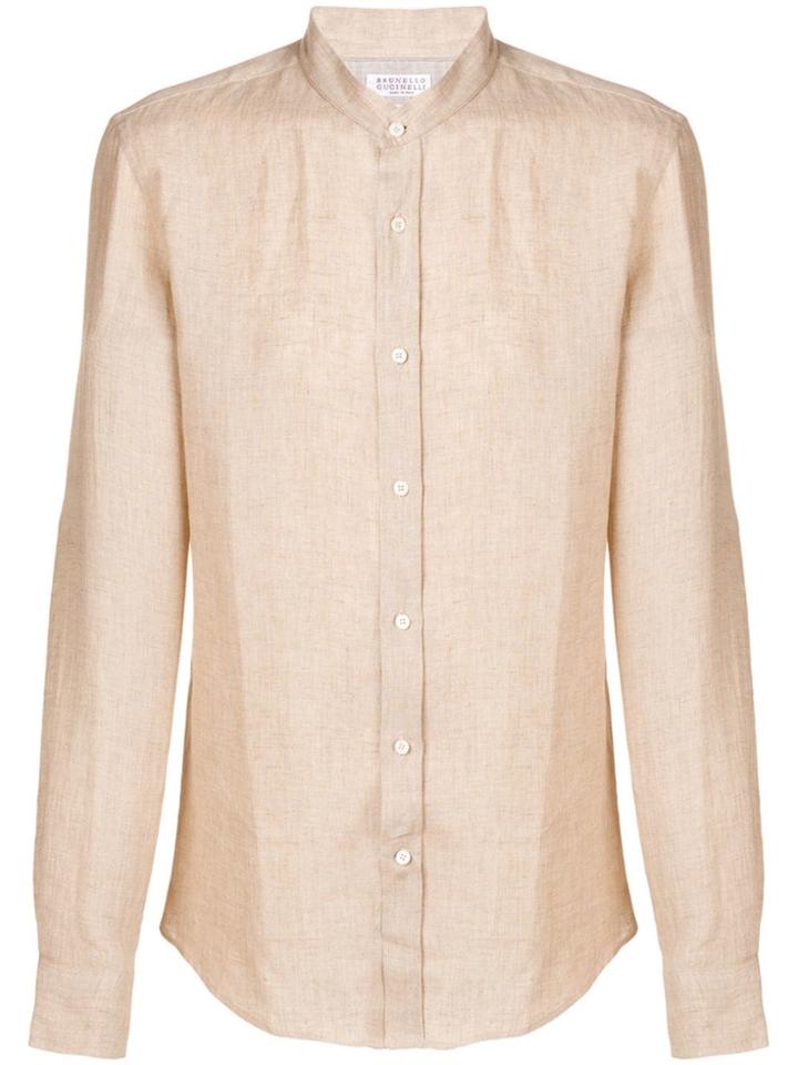 Brunello Cucinelli Long Sleeved Shirt - Neutrals