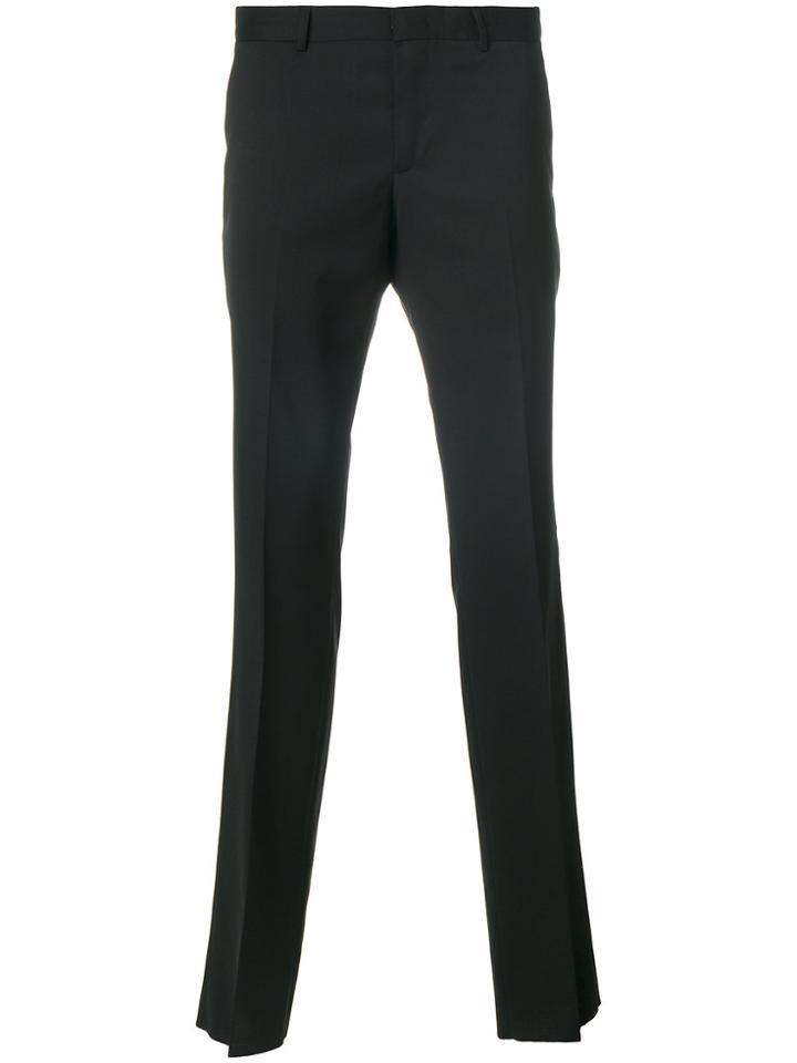 Z Zegna Tela Di Lana Trousers - Black