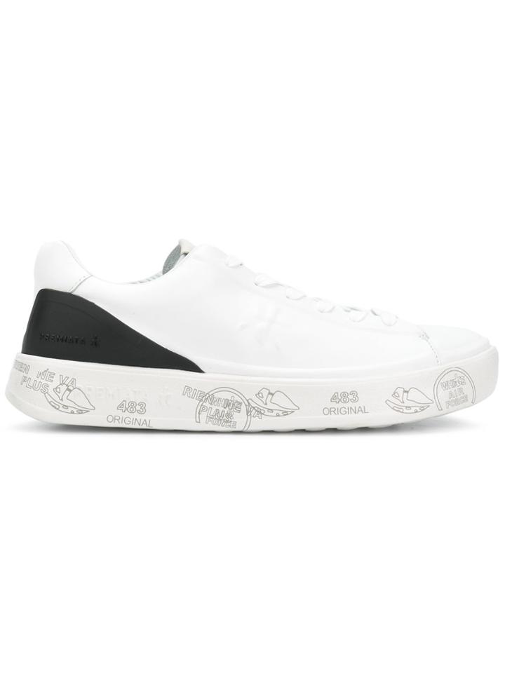 Premiata Steve Low Top Sneakers - White