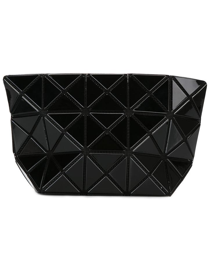 Bao Bao Issey Miyake Triangles Clutch Bag, Women's, Black, Pvc/nylon