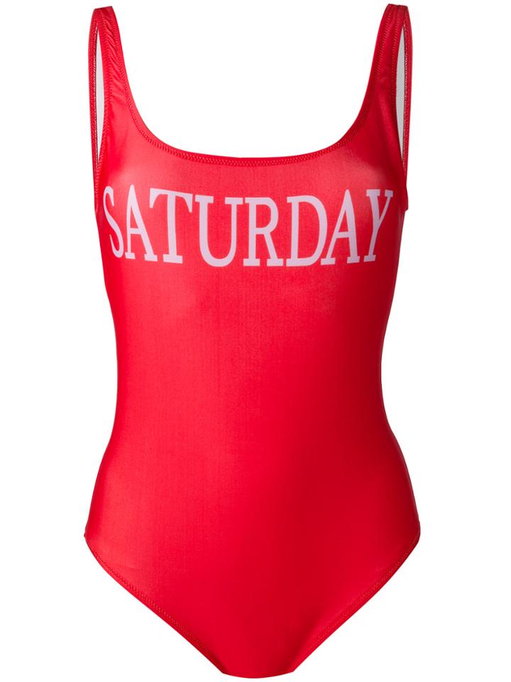 Alberta Ferretti Saturday Swimsuit - Red