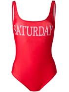 Alberta Ferretti Saturday Swimsuit - Red