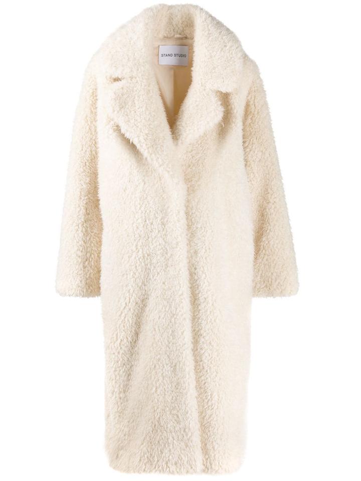 Stand Studio Clara Faux-shearling Coat - Neutrals