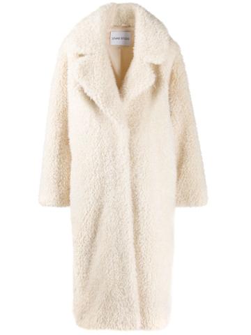 Stand Studio Clara Faux-shearling Coat - Neutrals