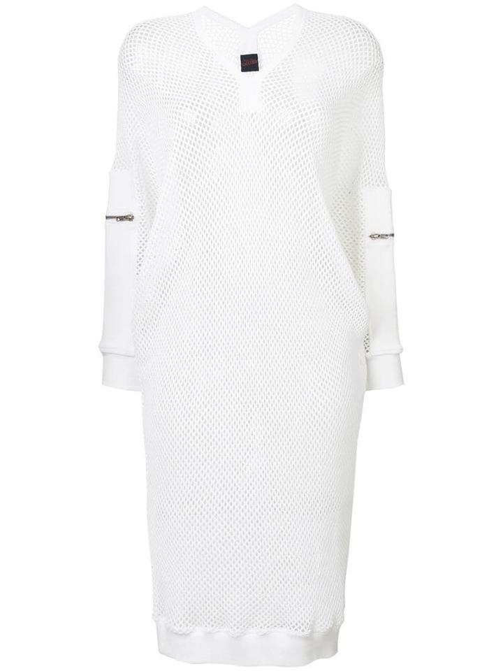 Jean Paul Gaultier Pre-owned Sporty Mesh Midi Dress - White