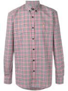 Maison Kitsuné - Checked Button Down Shirt - Men - Cotton - 41, Red, Cotton