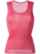 M Missoni Ribbed Knit Tank Top