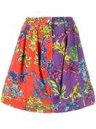 Versace Jeans Couture Baroque Pattern Skirt - Purple