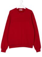 Dondup Kids Embossed Logo Sweatshirt - Red