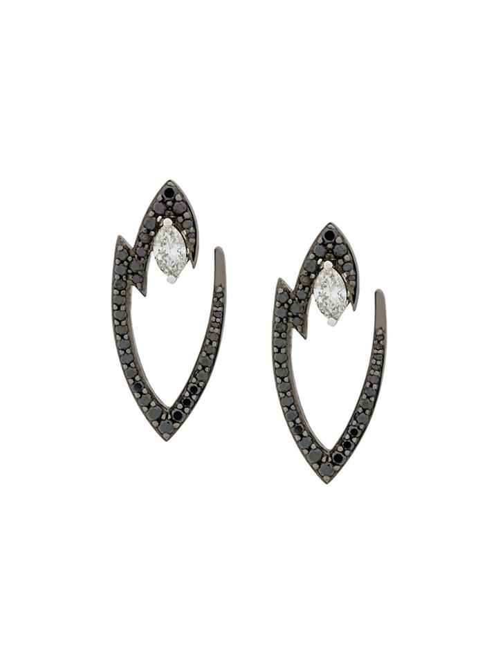 Stephen Webster 18kt White Gold Lady Stardust Marquise Diamond