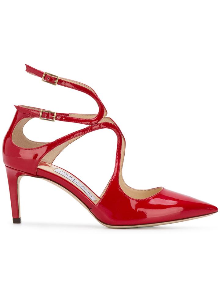 Jimmy Choo Lancer 65 Pumps - Red