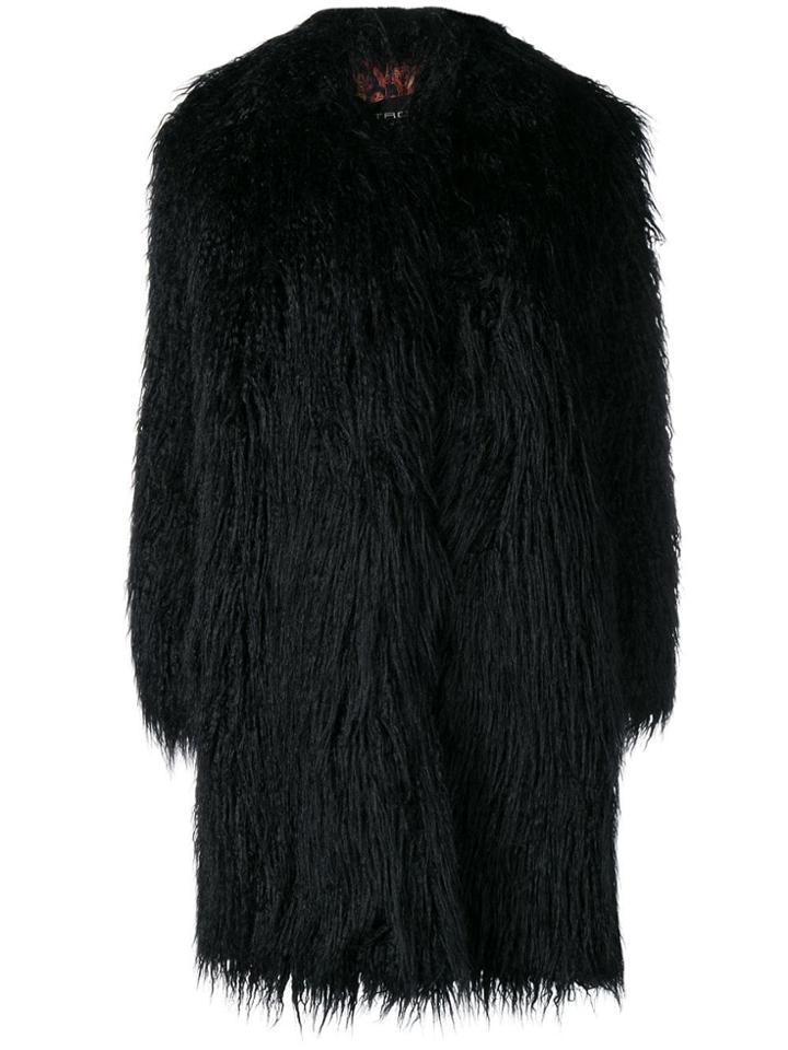 Etro Fringed Coat - Black