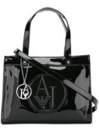 Armani Jeans Logo Print Tote Bag