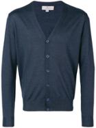 Canali Classic Cardigan - Blue