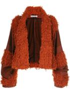 Issey Miyake Pre-owned Tonal Striped Jacket - Orange
