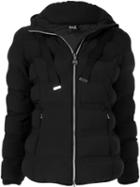 Ea7 Emporio Armani Belted Puffer Jacket - Black