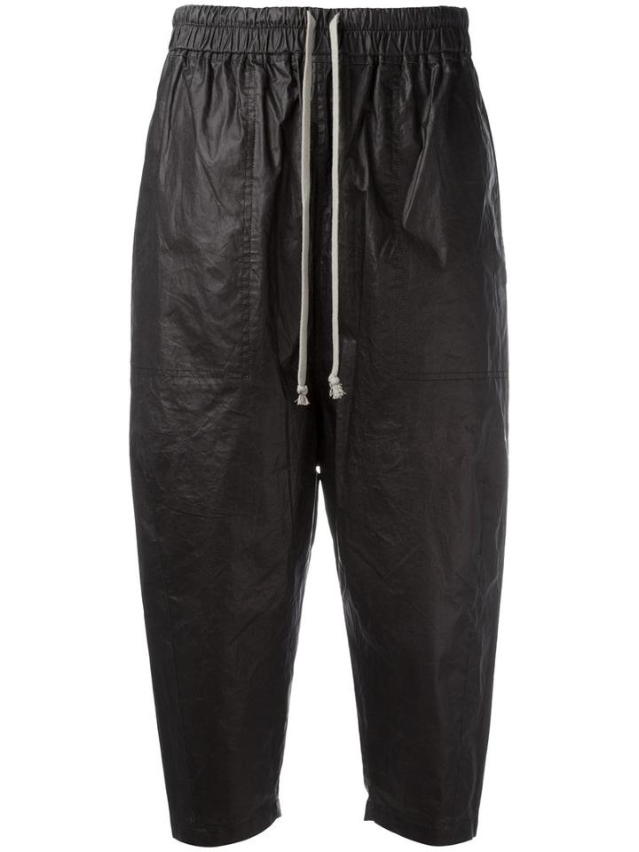 Rick Owens Drkshdw Drop Crotch Shorts, Women's, Size: Xs, Black, Cotton