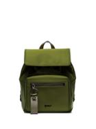 Off-white Khaki Structured-pocket Mini Backpack - Green