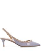 Valentino Valentino Garavani Rockstud 55mm Slingback Pumps - Purple