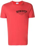 Dondup Logo Crew Neck T-shirt - Red