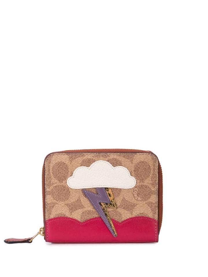 Coach Lightning Cloud Wallet - Brown