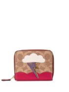 Coach Lightning Cloud Wallet - Brown