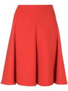 Dorothee Schumacher Pleated High-waisted Skirt - Red