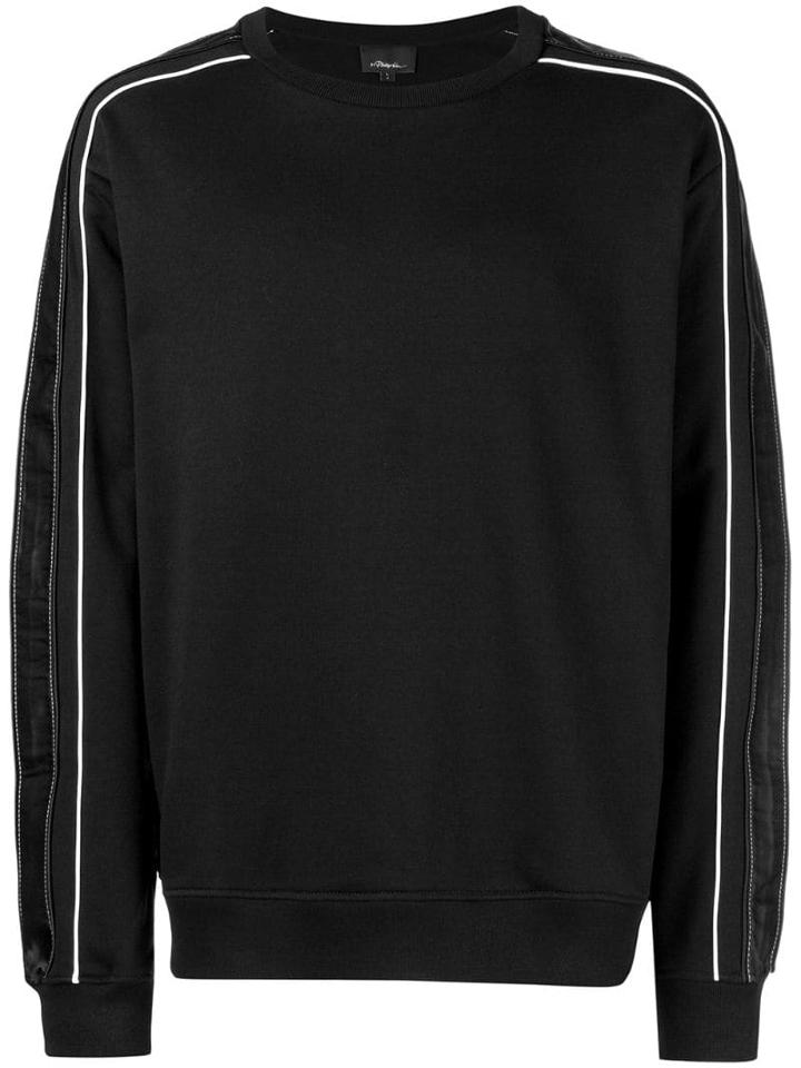 3.1 Phillip Lim Track-striped Sweatshirt - Black