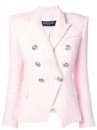 Balmain Double-breasted Blazer Jacket - Pink
