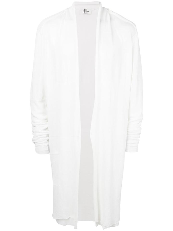 Lost & Found Ria Dunn Oversized Cardigan - White