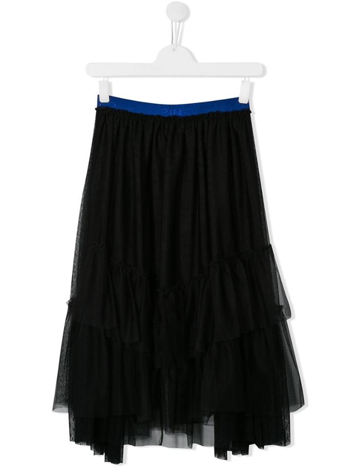 Pinko Kids Teen Tulle Skirt - Black