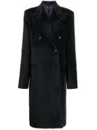 Y/project Oversized-lapel Coat - Blue
