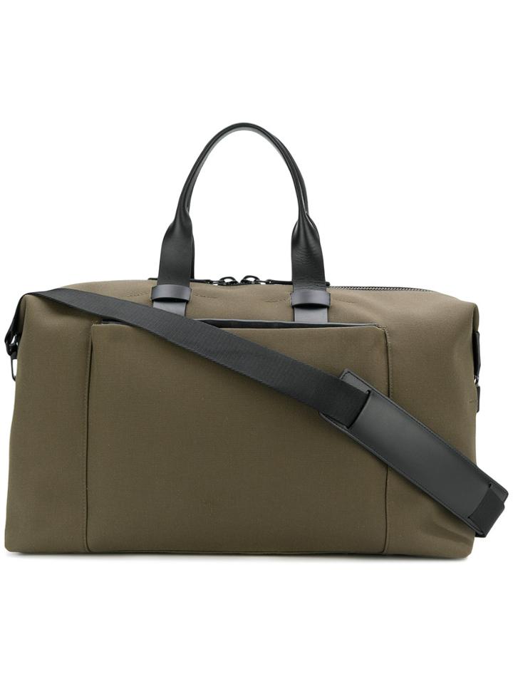 Troubadour Fabric + Leather Weekender - Green
