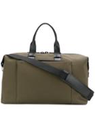 Troubadour Fabric + Leather Weekender - Green