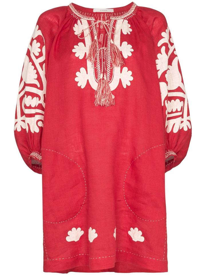 Vita Kin Shalimar Shift Dress - Red
