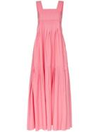 Plan C Tiered Maxi-dress - Pink