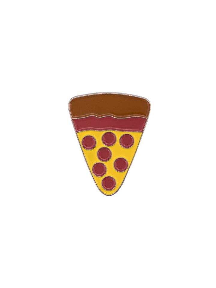 Gelareh Mizrahi Pizza Pin - Yellow & Orange