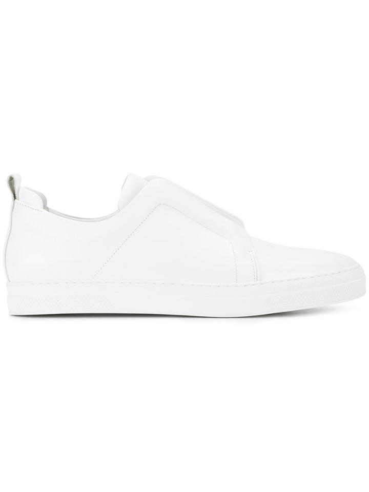 Pierre Hardy White Slider Sneakers