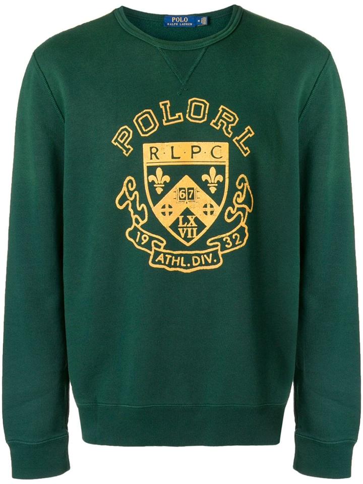 Polo Ralph Lauren Logo Print Sweatshirt - Green