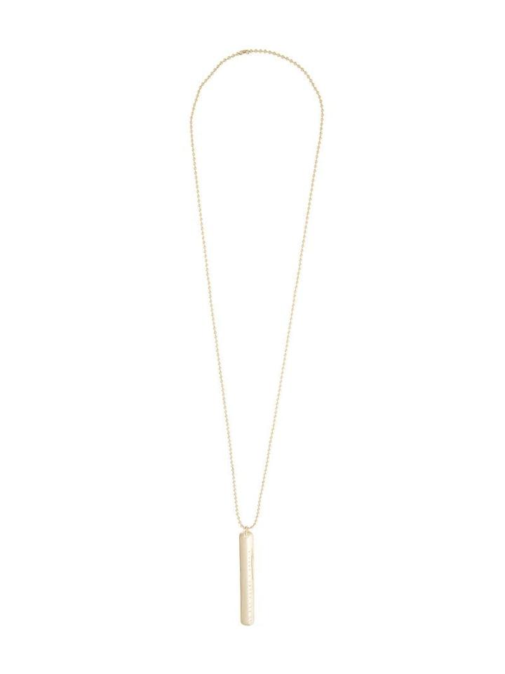 Lanvin Long Bar Necklace - Gold