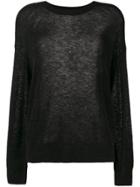 Iro Oversized Woolly Jumper - Black