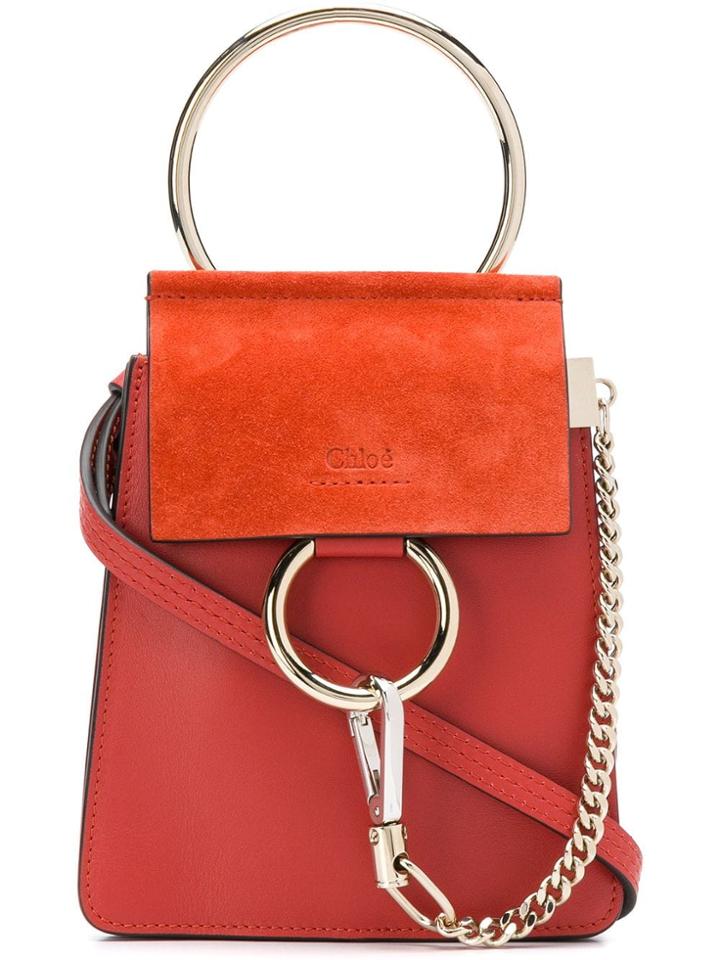 Chloé Faye Crossbody Bag - Red