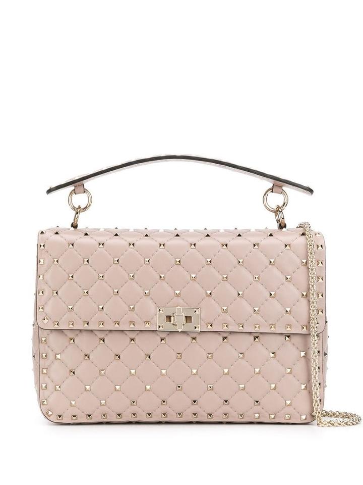 Valentino Valentino Garavani Rockstud Spike Handbag - Neutrals