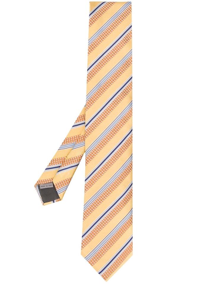Canali Silk Tie - Yellow