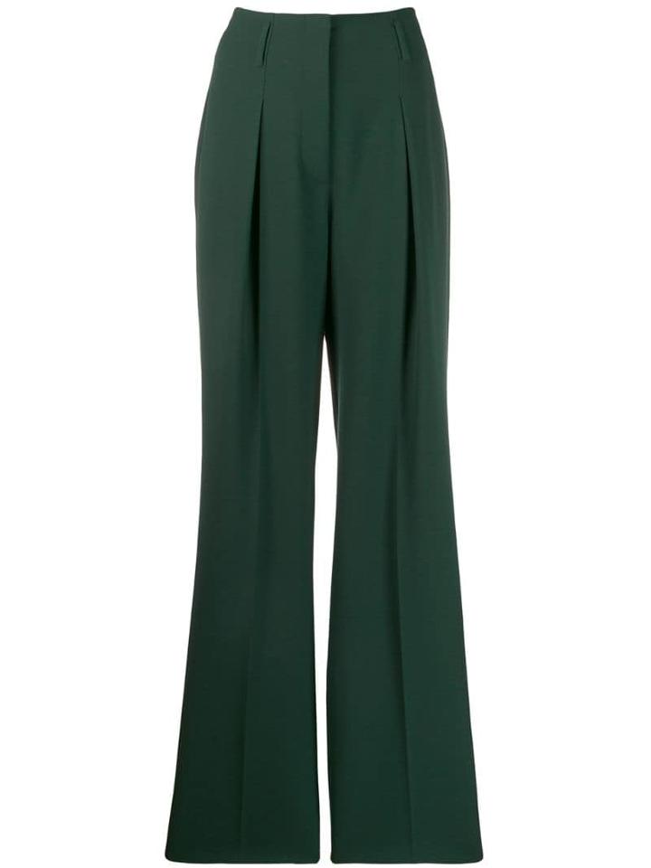 Luisa Cerano Straight-leg Trousers - Green