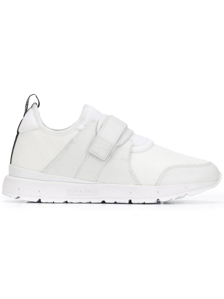 Woolrich Panelled Sneakers - White