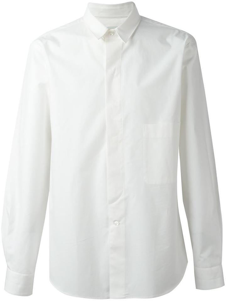 Lemaire - Detachable Collar Shirt - Men - Cotton - 48, White, Cotton